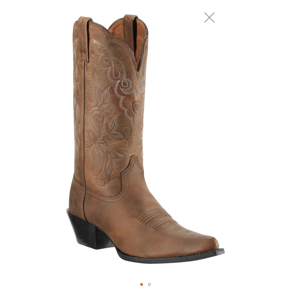 Ariat Womens 12” Heritage Western Distressed Brown